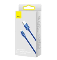 Кабель Baseus USB -Type-C CAJY0003 1.2m 2.4A blue ткань