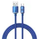 Кабель Baseus USB -Type-C CAJY0003 1.2m 2.4A blue ткань