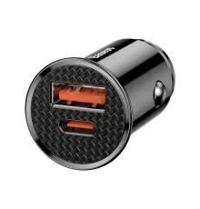 Автомобильное зарядное устройство Baseus CCYD-A01 QS3.0 30W Черный