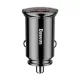Автомобильное зарядное устройство Baseus CCYD-A01 QS3.0 30W Черный