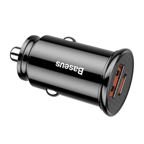 Автомобильное зарядное устройство Baseus CCYD-A01 QS3.0 30W Черный