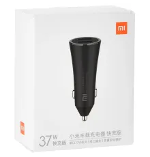 Автомобильное зарядное устройство Xiaomi Car Charger 37W 2USB черное